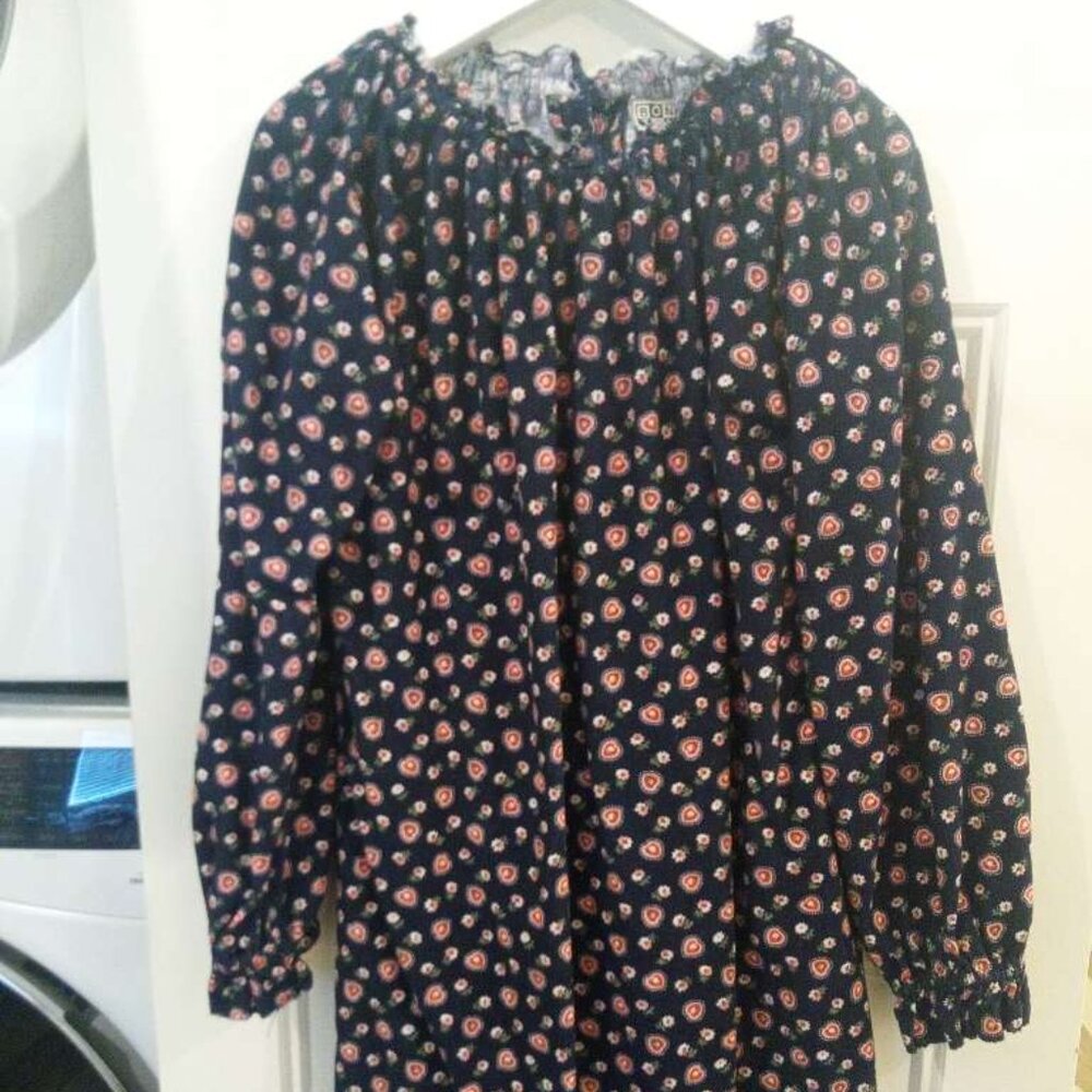 Bonton Corduroy floral dress
